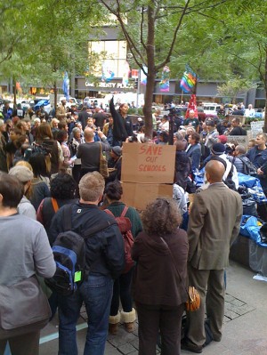 Occupy Wall Street (photo by Michael Shermer)
