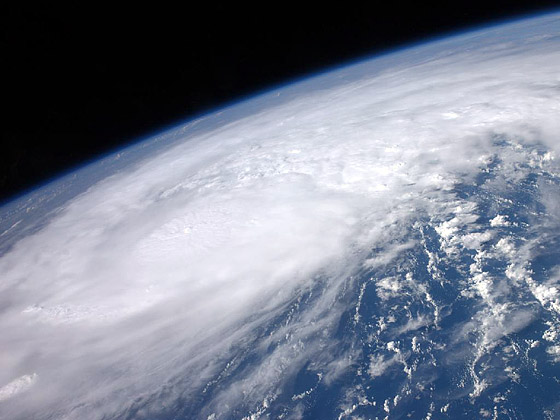 High above the Earth from aboard the International Space Station, astronaut Ron Garan snapped this image of Hurricane Irene as it passed over the Caribbean on Aug. 22, 2011.