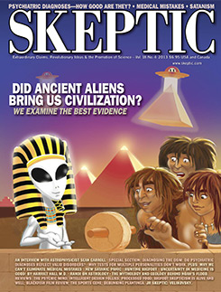 Skeptic magazine cover, Vol 18, No4